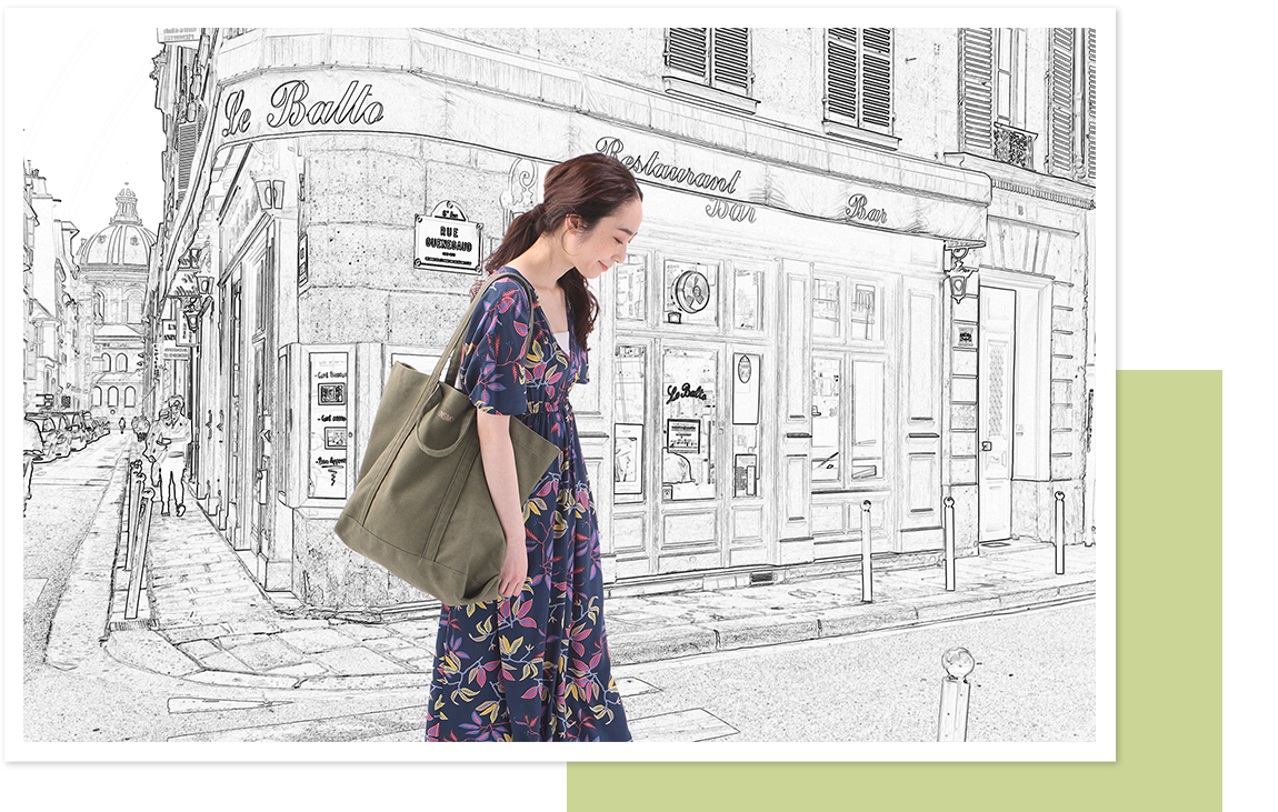 BENSIMON キャンバストート
