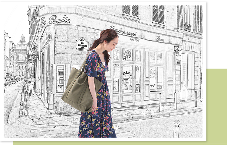 BENSIMON キャンバストート