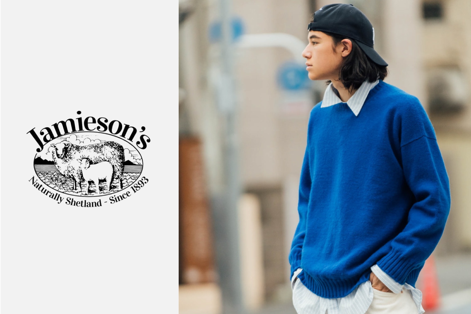 ジャミーソンズ シェットランドウールセーター