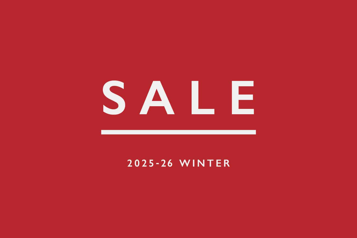 2025-26 WINTER SALE